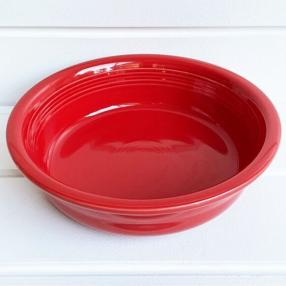 Fiesta Fiestaware Scarlet 2-qt. Serving Bowl Vegetable Bowl Dish Serveware - Picture 3 of 5